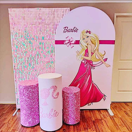 Shimmer Wall & Barbie Party Package