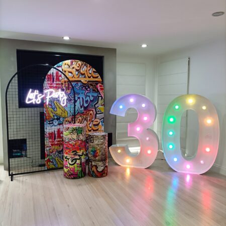 Let’s Party Neon Sign Party Hire