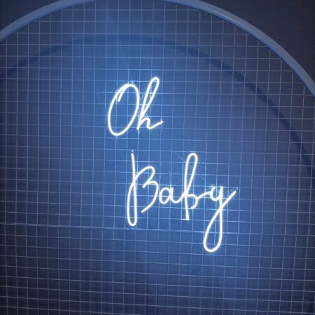 Oh Baby Neon Sign Party Hire