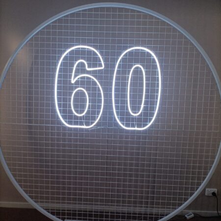 60 Neon sign Party Hire