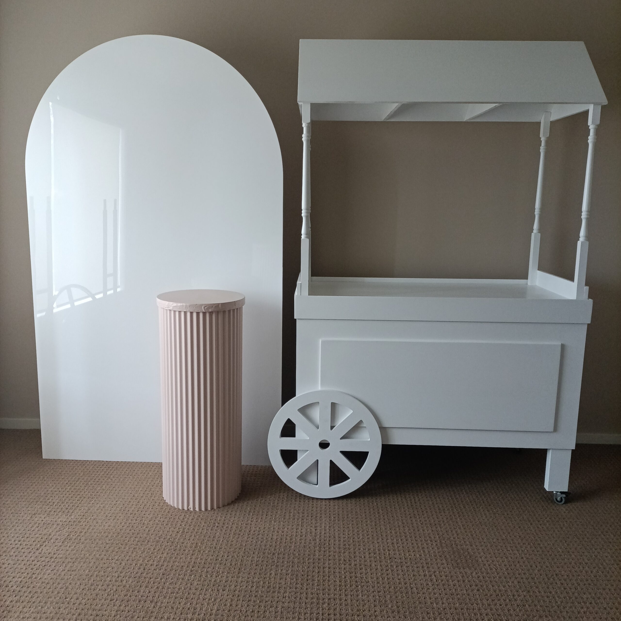 2. Acrylic Ripple Candy Cart Full Party Package
