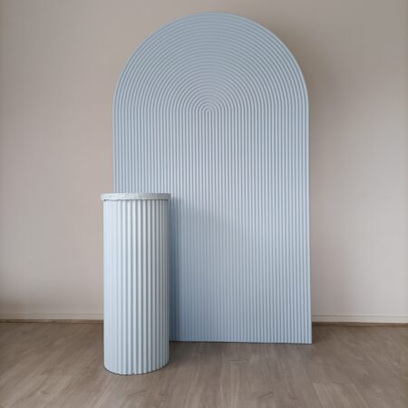 4. A Blue Ripple Arch & Plinth Party Package
